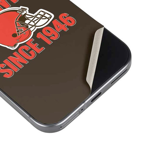NFL Cleveland Browns Helmet Pixel 9 Pro XL Skin